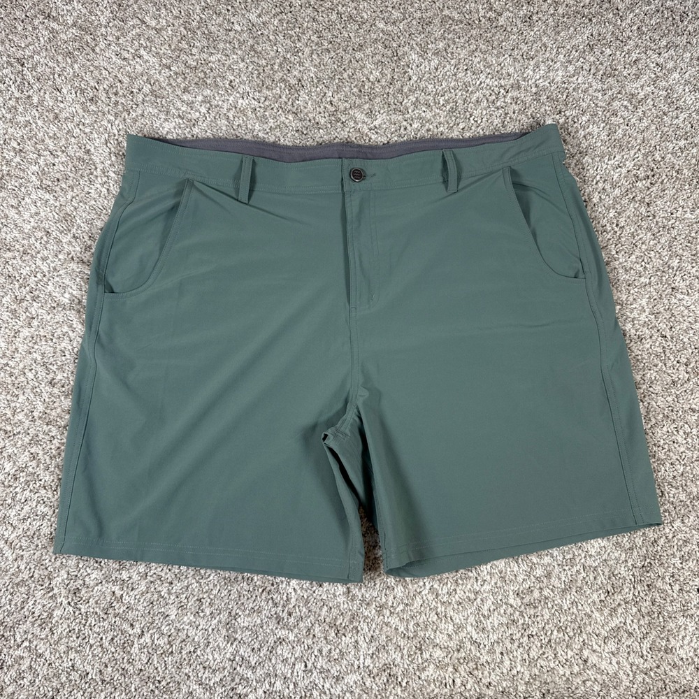 Free Fly Shorts Mens 42 Green Performance Stretch Hiking Fishing
